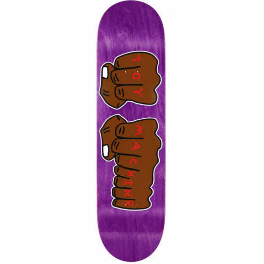 Toy Machine Fists Purple Skateboard Deck