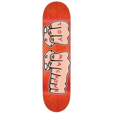 Toy Machine Fists Orange Skateboard Deck