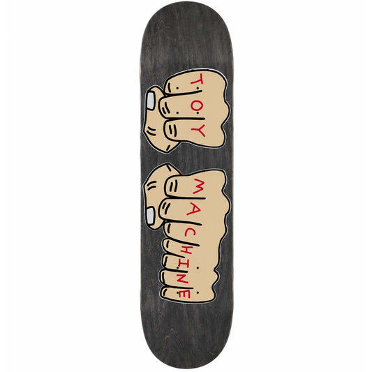 Toy Machine Fists Grey Skateboard Deck