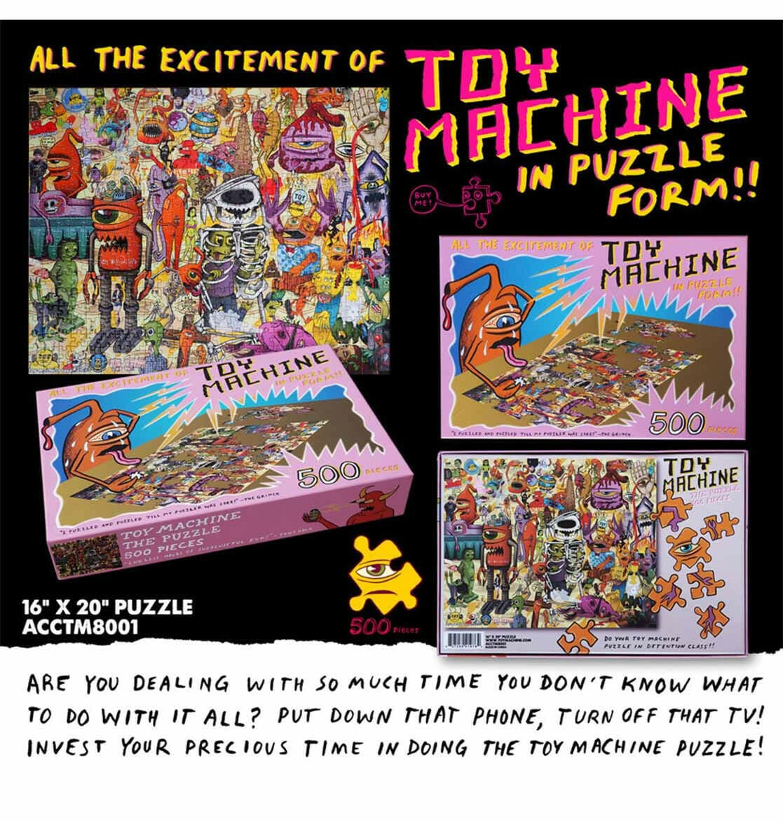Toy Machine -  The Puzzle Jigsaw.