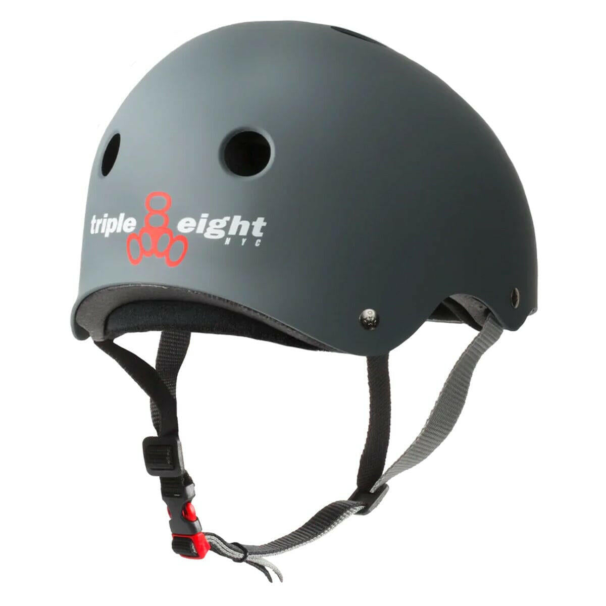 Triple 8 Certified Sweatsaver Helmet Carbon Rubber.