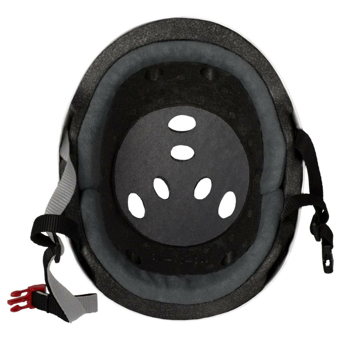 Triple 8 Certified Sweatsaver Helmet White Rubber.