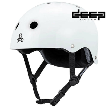 Triple 8 - Deep Cover Helmet White Glossy.