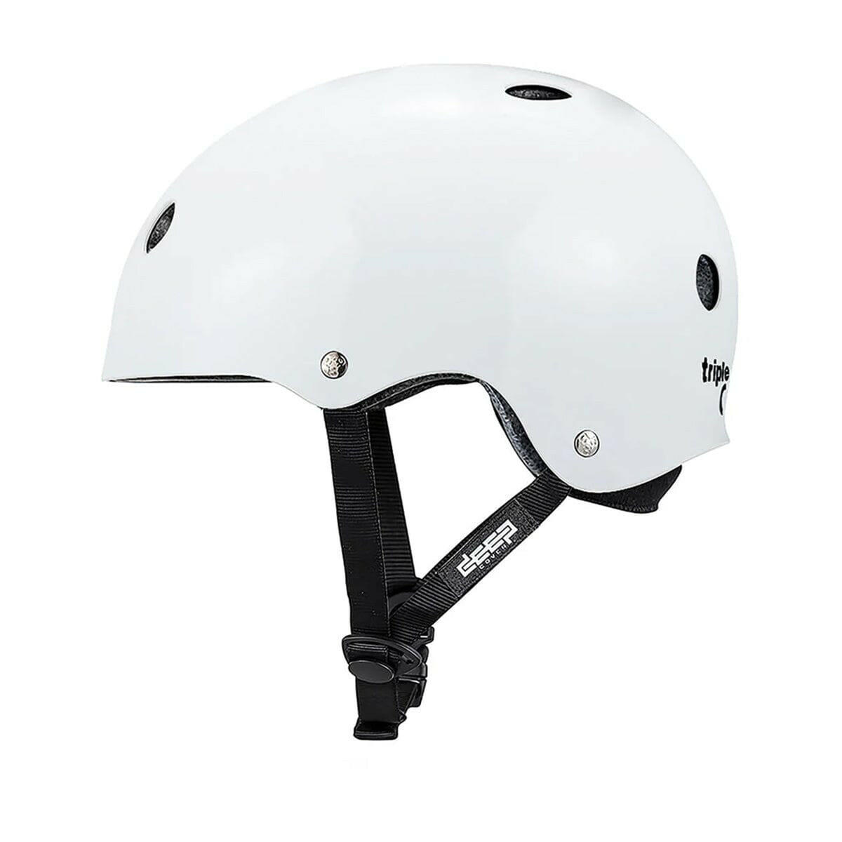 Triple 8 - Deep Cover Helmet White Glossy.