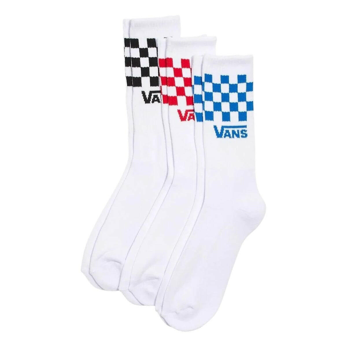 Vans - Classic Check Socks White.