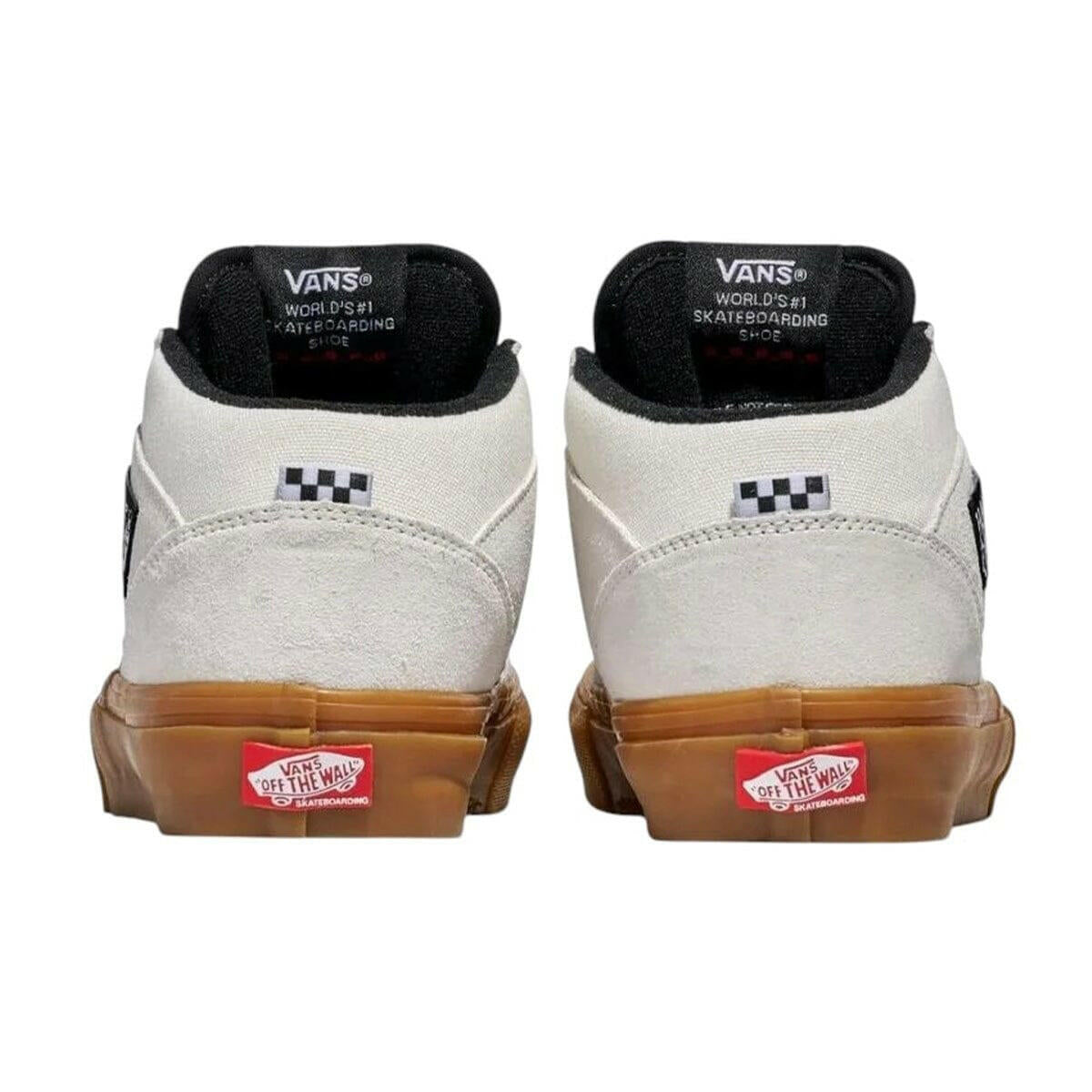 Vans - Skate Half Cab Shoes White/Gum.