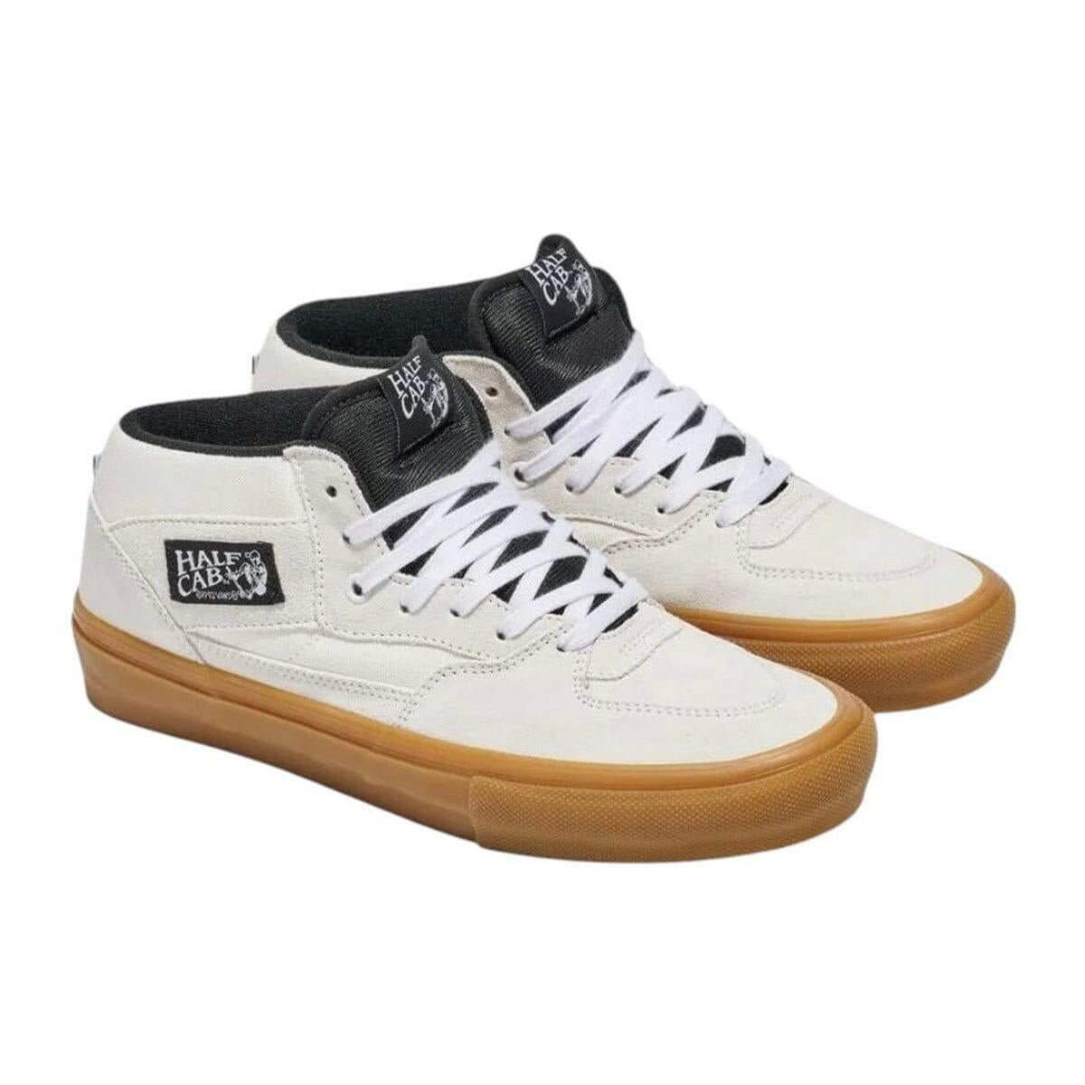 Vans - Skate Half Cab Shoes White/Gum.