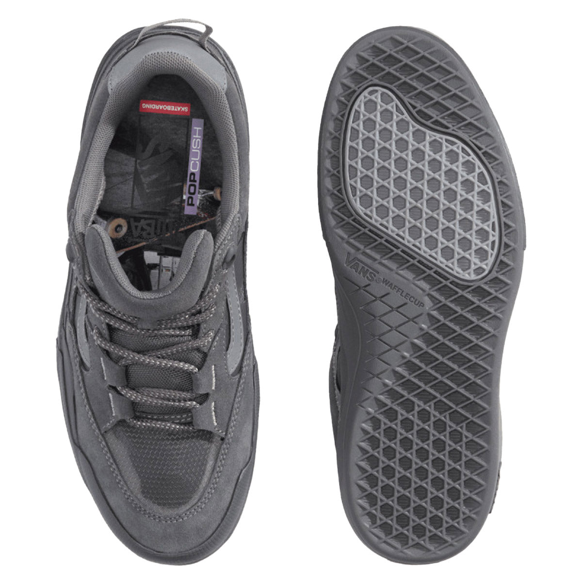 Vans Skate Wayvee 2.0 Atiba Shoes Grey Top