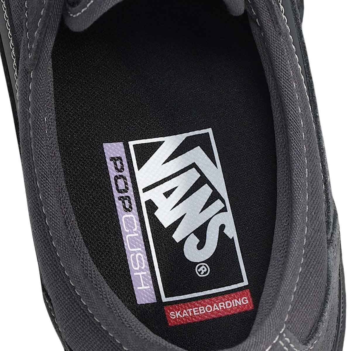 Vans Skate Curren Caples Shoes Charcoal/Black Detail