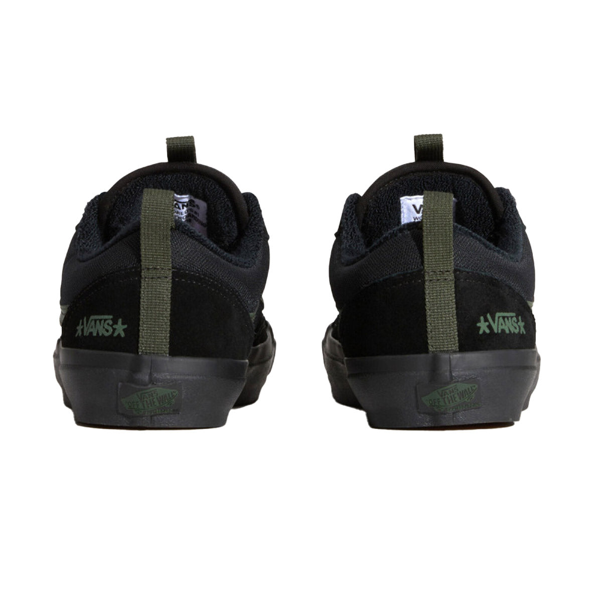 Vans Skate Old Skool 36+ Atiba Shoes Black/Dark Green
