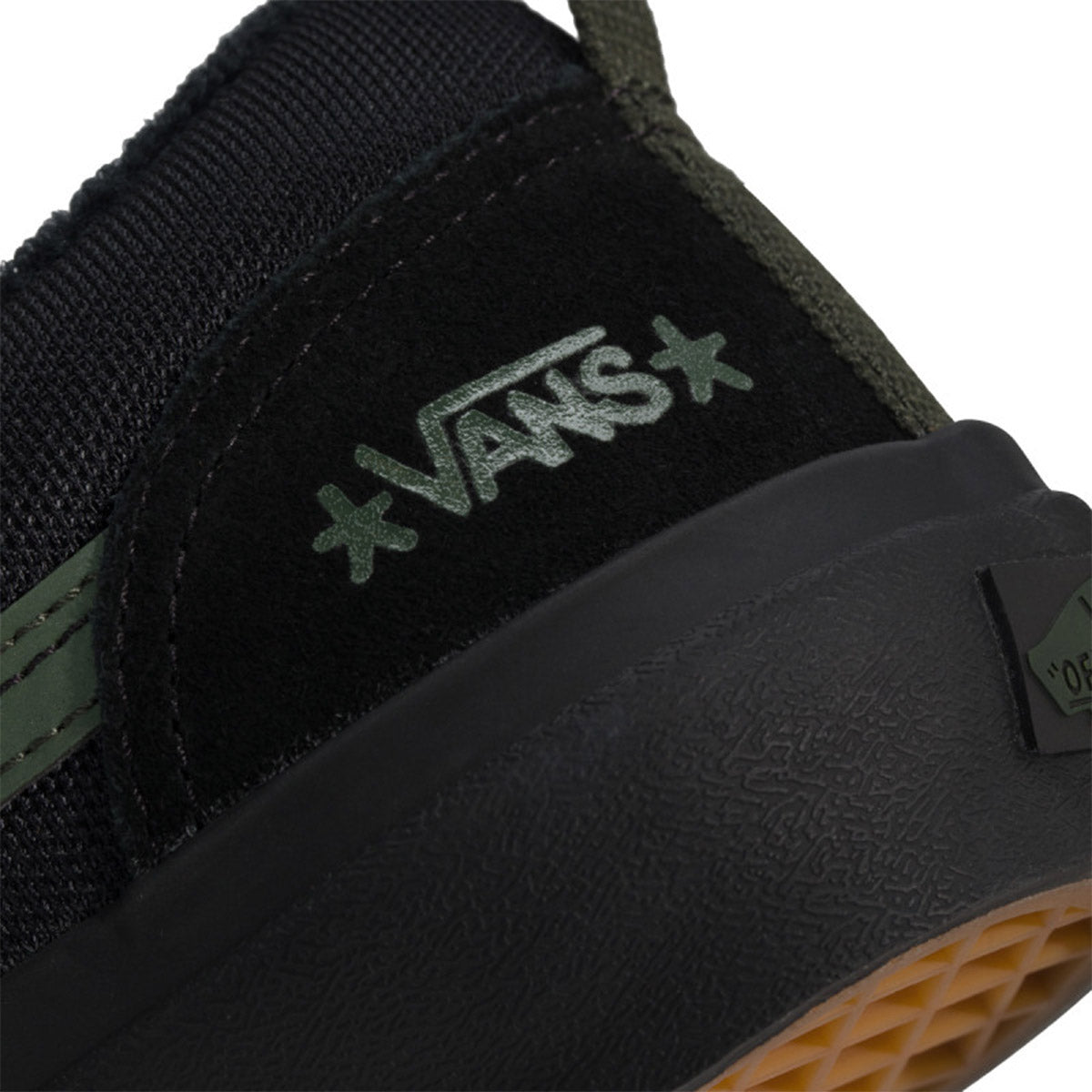 Vans Skate Old Skool 36+ Atiba Shoes Black/Dark Green