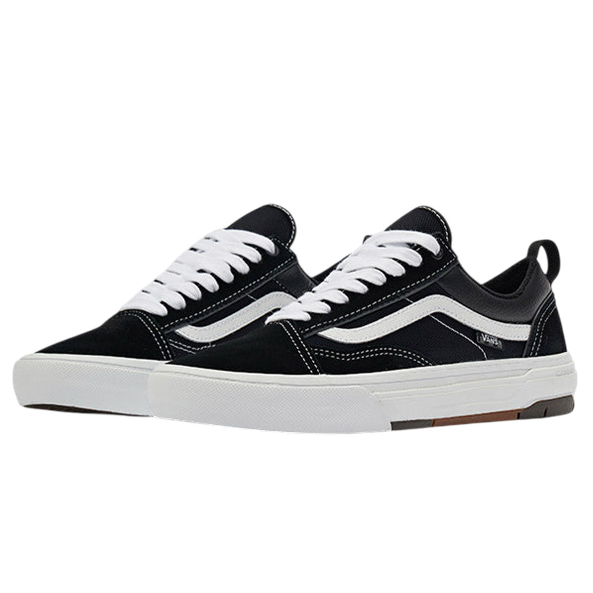 Vans Skate Old Skool Wafflecup Shoes Black/White Front