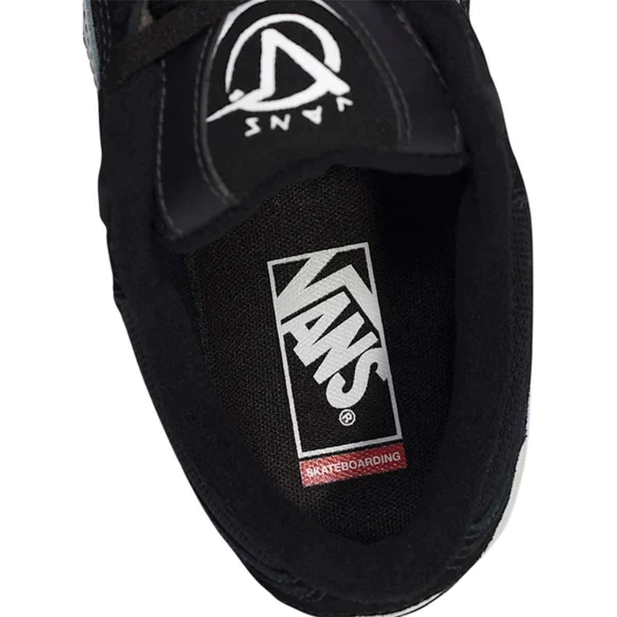 Vans Skate Rowan Z3 Shoes Black/White/Red Detail