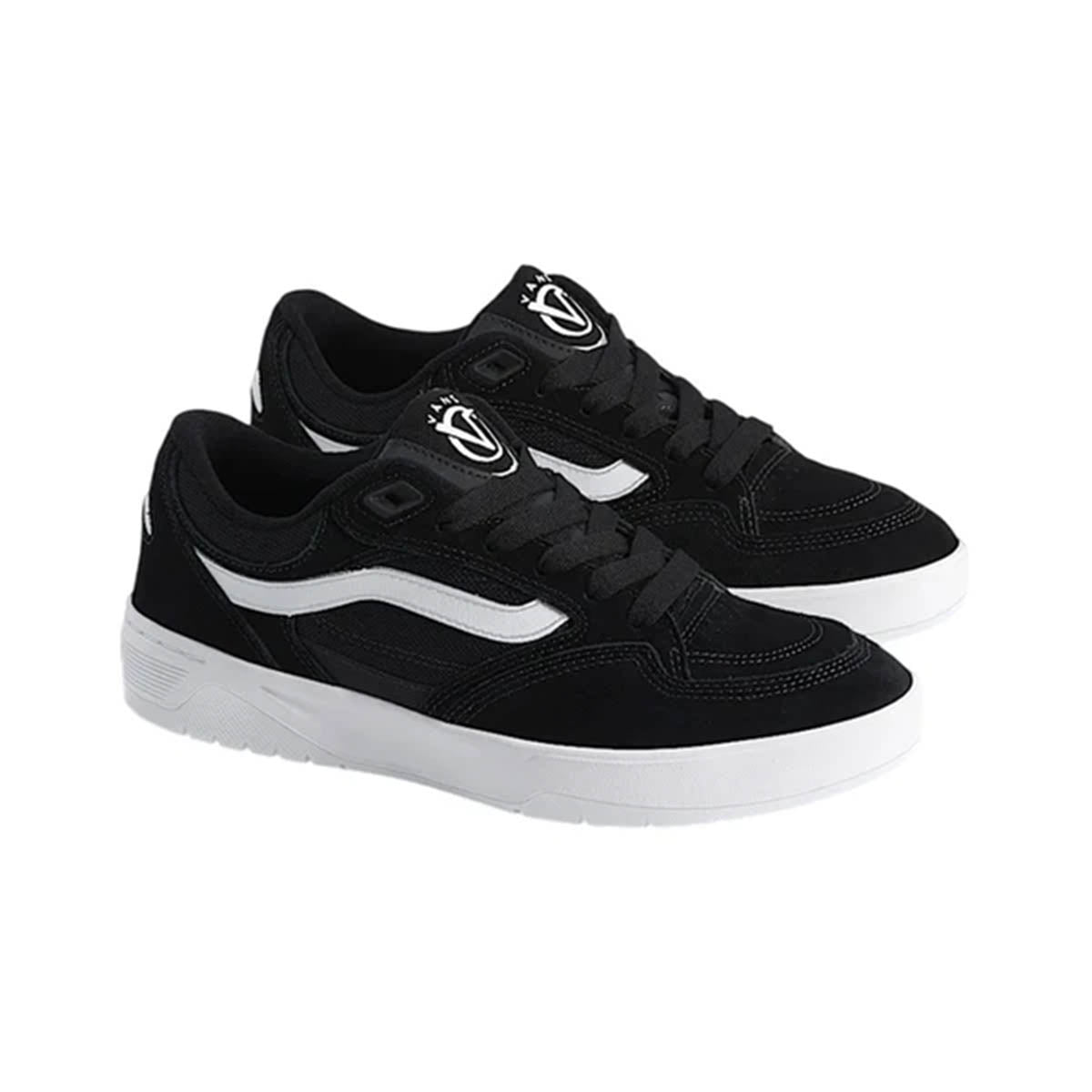 Vans Skate Rowan Z3 Shoes Black/White/Red Front