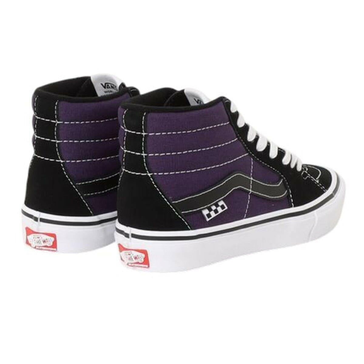Vans - Skate Sk8 Hi Shoes Purple/Black.