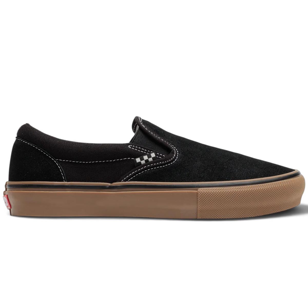 Vans - Skate Slip On Shoes Black/Gum/White