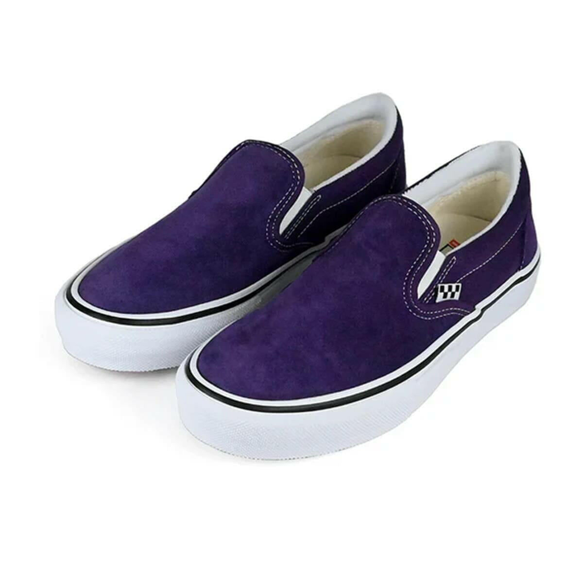 Vans Skate Slip On Shoes Purple/Black - Main Image