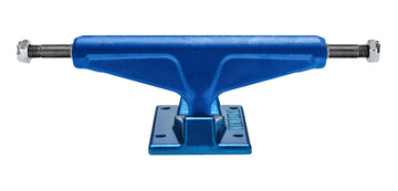 Venture - Anodized Blue Team Low 5.25 Skateboard Trucks.