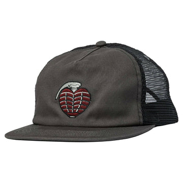 Thunder - OG Grenade Trucker Grey/Maroon.