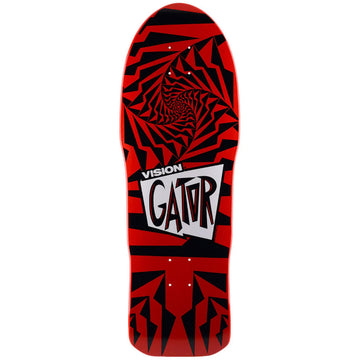 Vision Gator II Red/Black 10.25 Reissue Skateboard Deck
