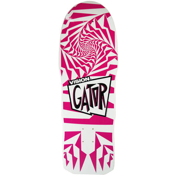 Vision Gator II White/Pink 10.25 Reissue Skateboard Deck