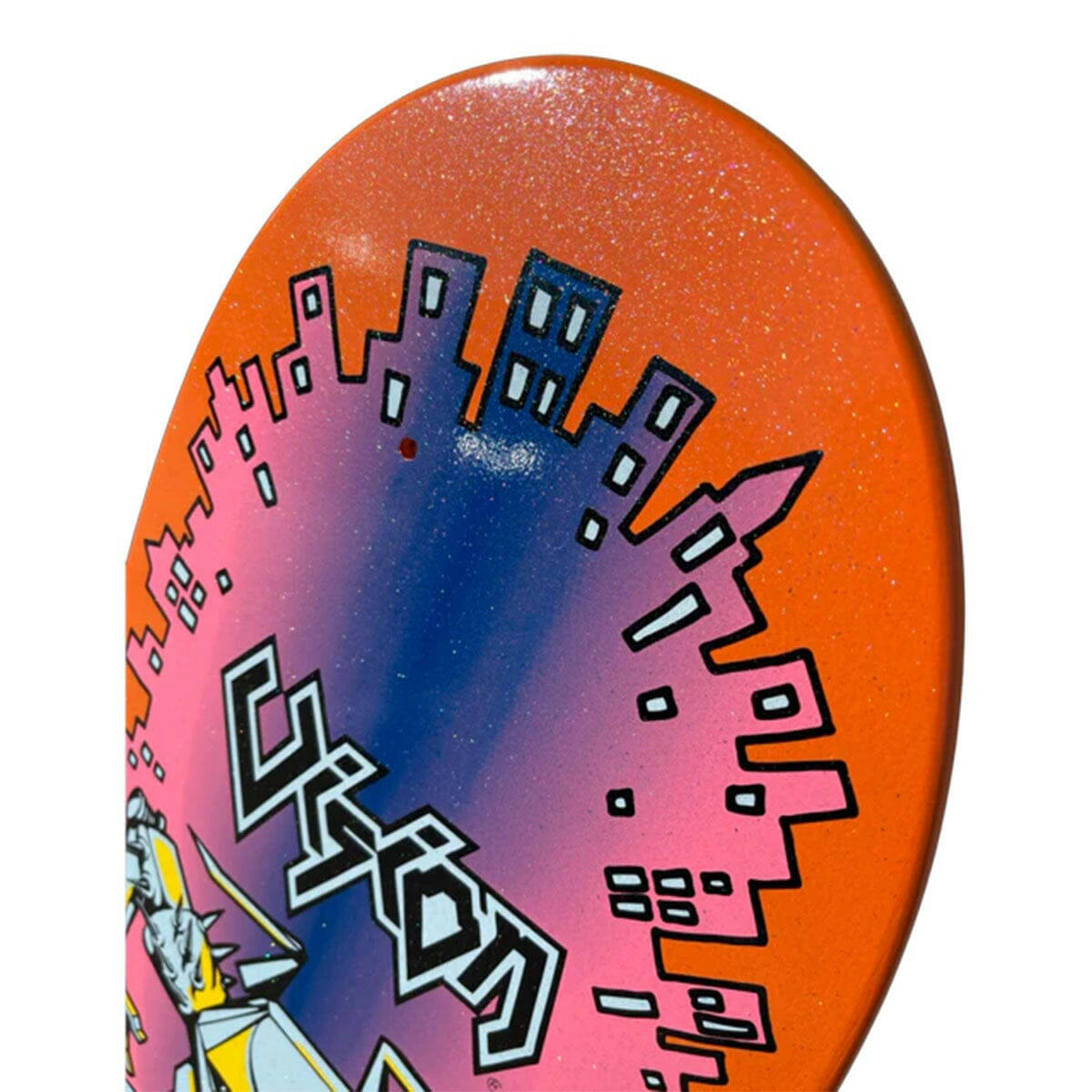 Vision - Tom Groholski Robot LTD Orange 9.5 Reissue Skateboard Deck.