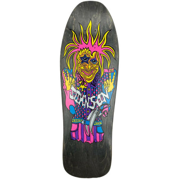 Vision - Joe Johnson Groovy Guru Black 9.5 Reissue Skateboard Deck.