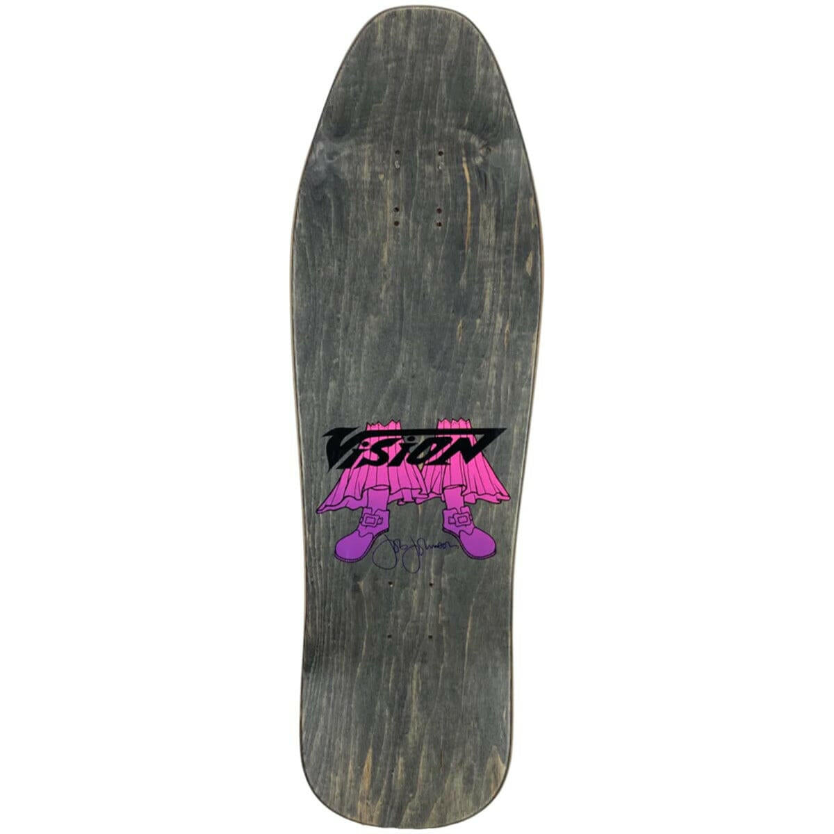 Vision - Joe Johnson Groovy Guru Black 9.5 Reissue Skateboard Deck.