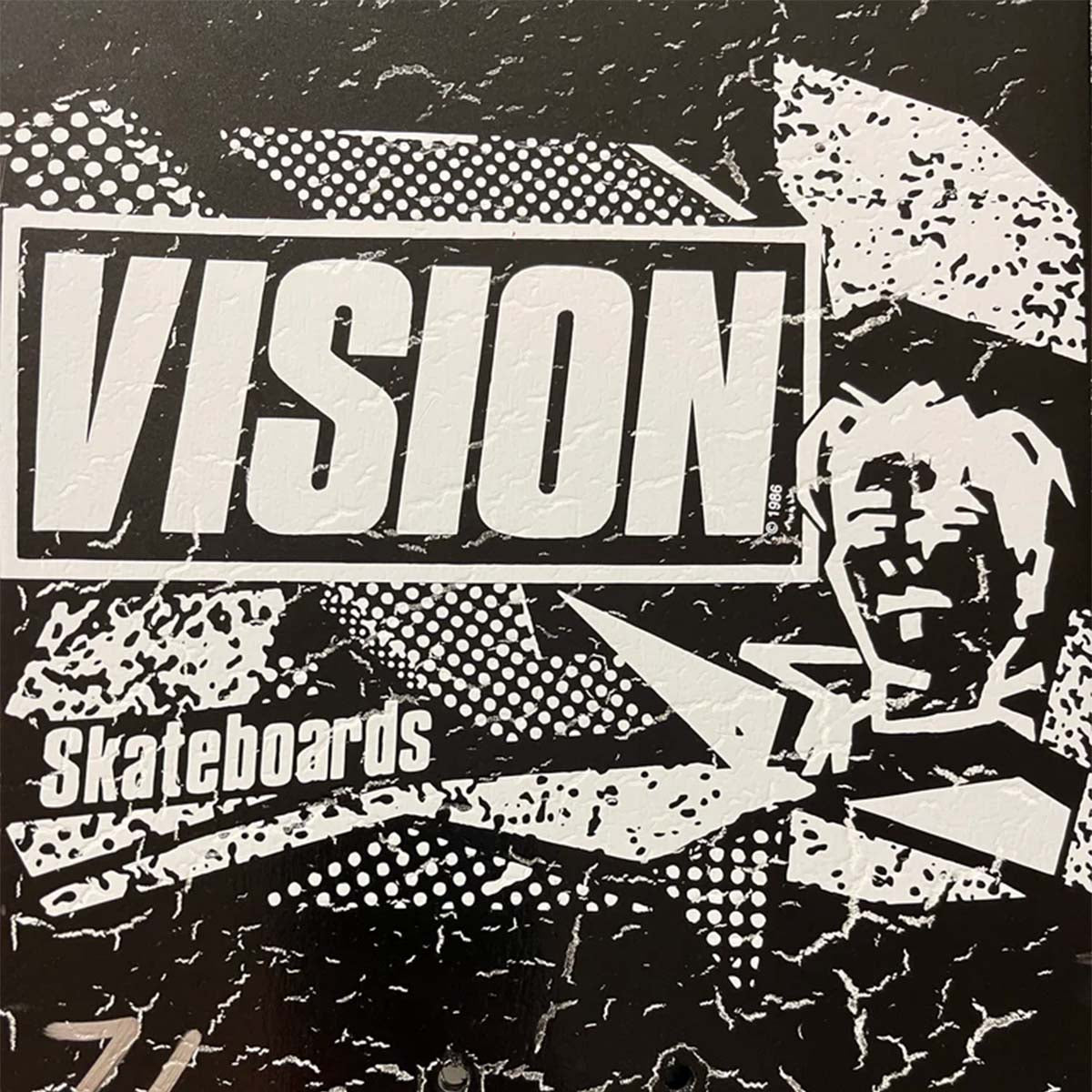 Vision - Original MG Crackle LTD 10.0 Reissue Skateboard Deck.