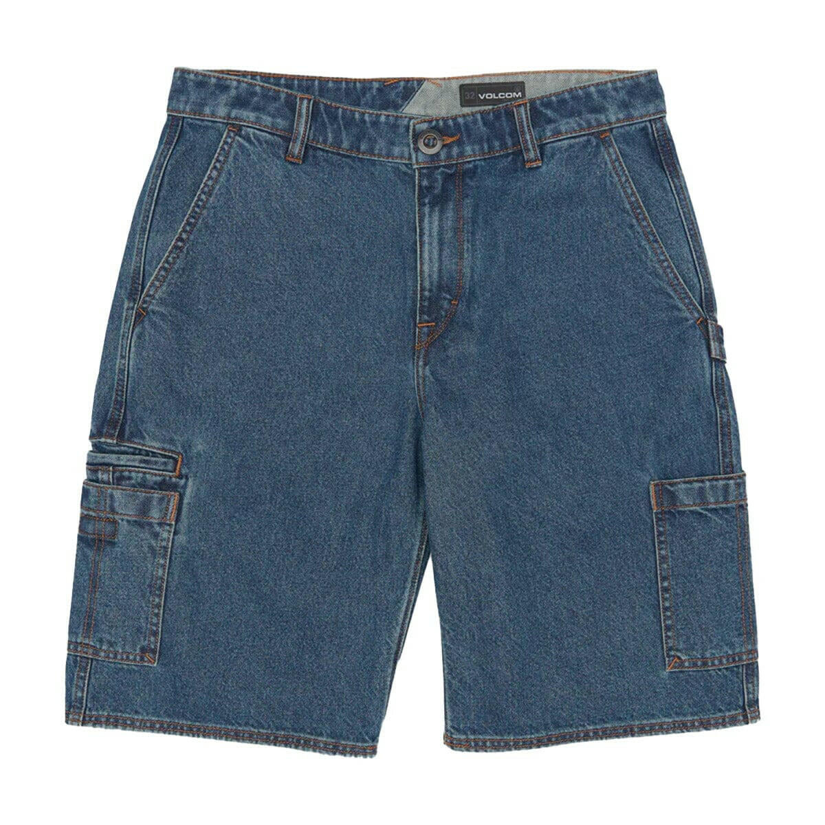 Volcom - 1991 Utility Denim Shorts Indigo Ridge Wash.