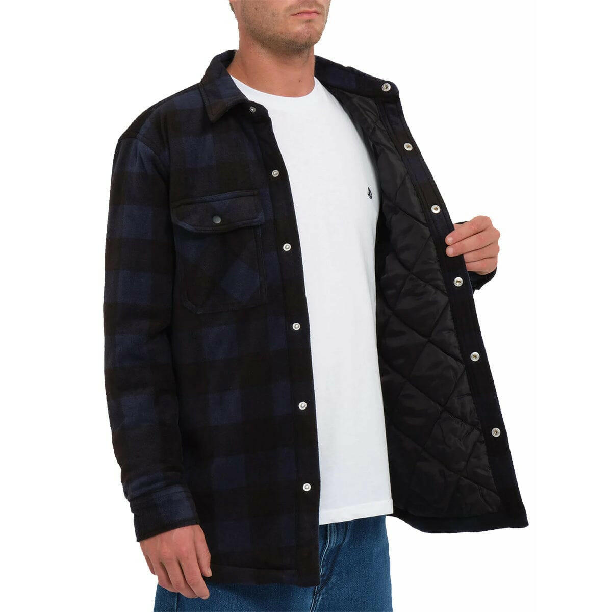 Volcom - Bowered Fleece L/S Jacket Navy.