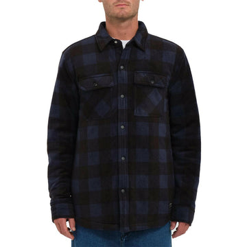 Volcom - Bowered Fleece L/S Jacket Navy.