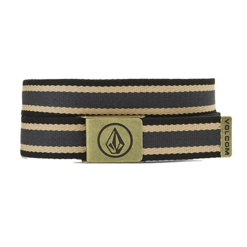 Volcom - Circle Web Belt Rinsed Black.