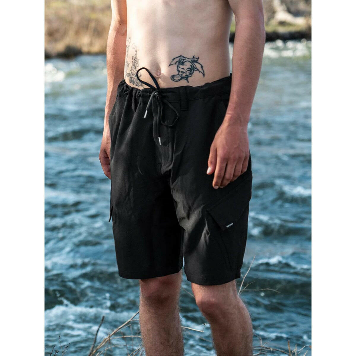 Volcom - Country Days Hybrid Shorts Black.