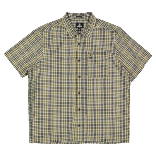 Volcom - Freewheel Short Sleeve Shirt Olive front