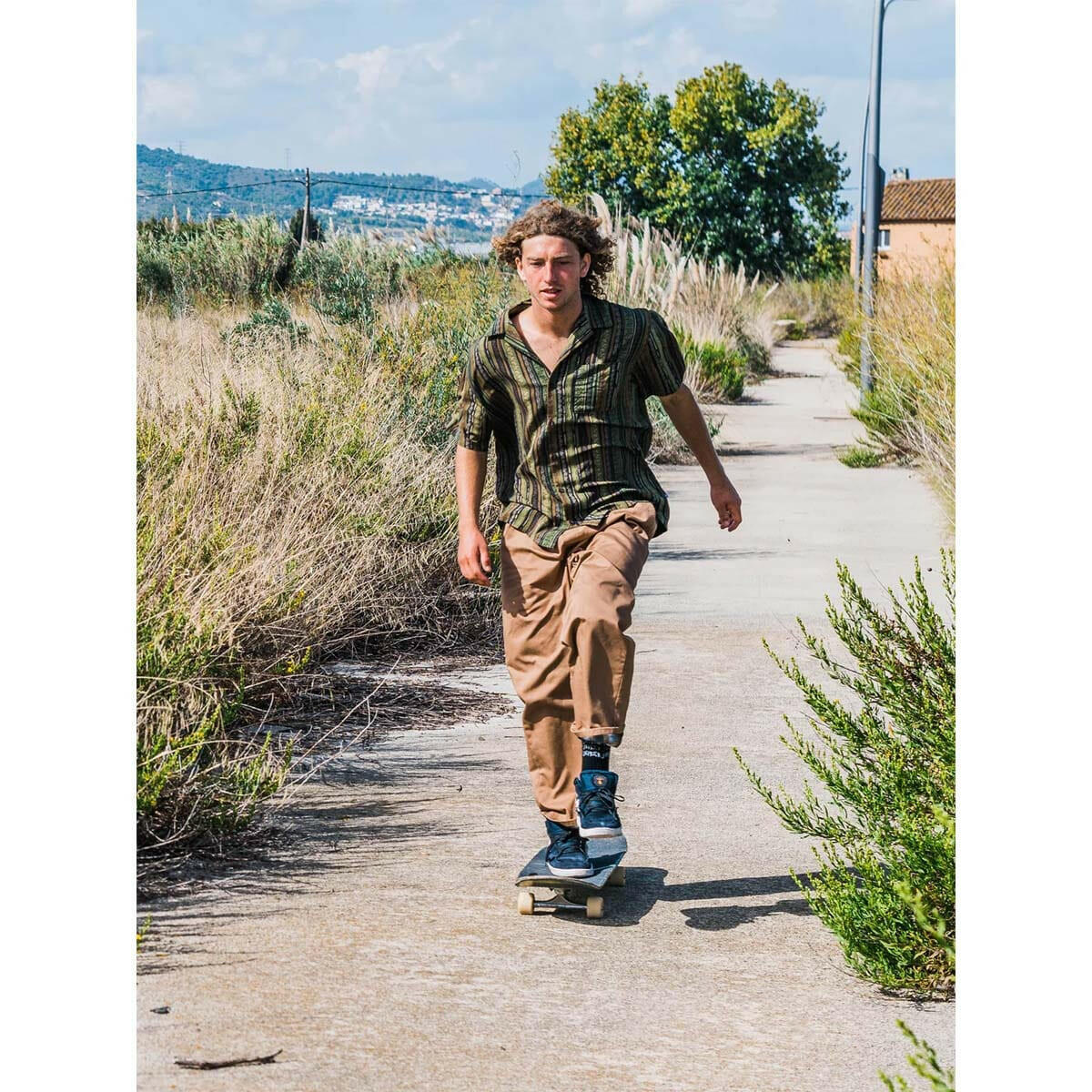 Volcom Skate Vitals Simon B Shirt Dark Khaki