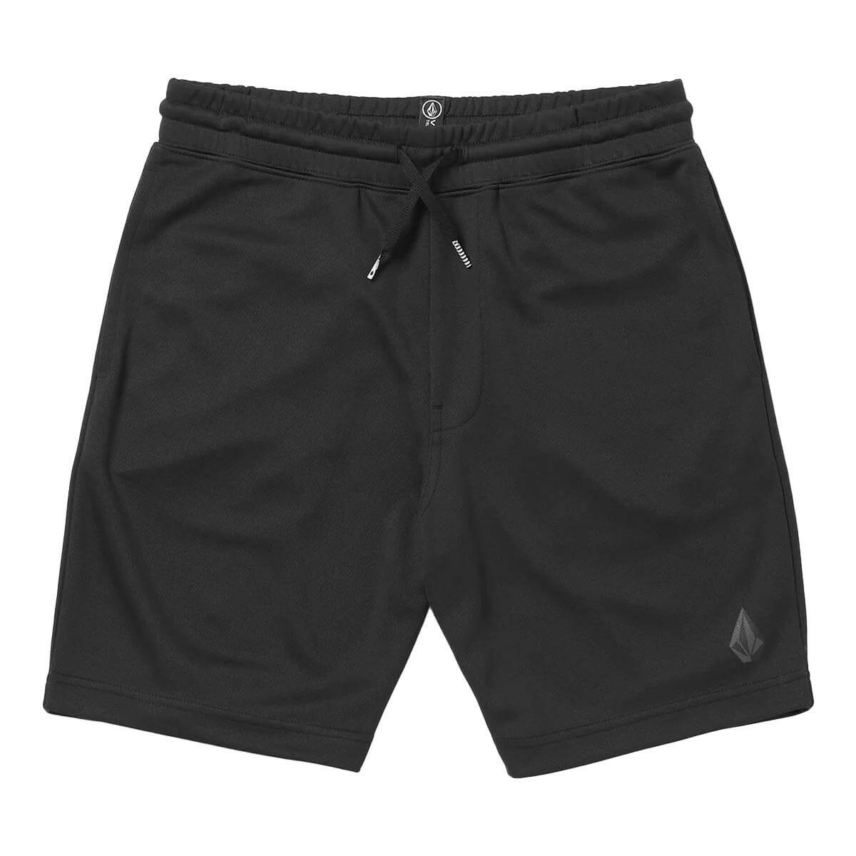 Volcom - So Meshed Up Elastic Waist Youth Shorts Black.