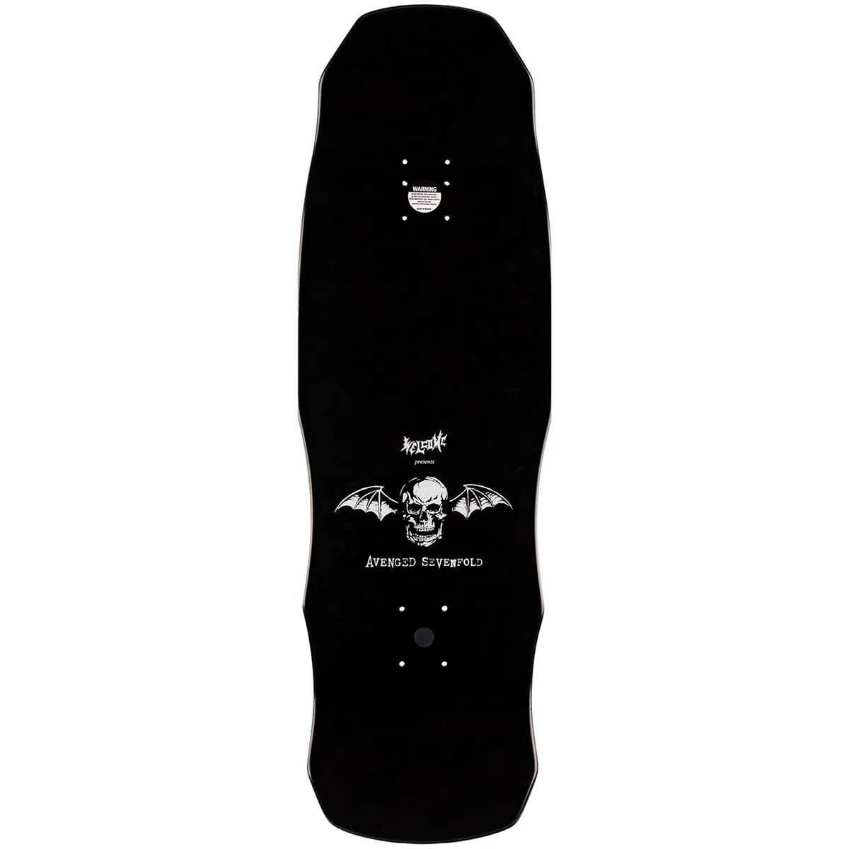 Welcome - A7X Hail To The King on Dark Lord 9.75 Skateboard Deck.