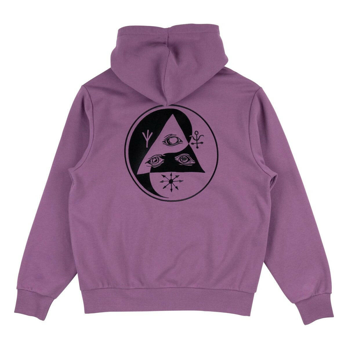 Welcome - Balance Embroidered Zip Hoodie Berry.
