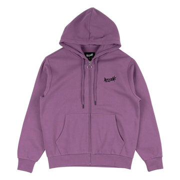 Welcome - Balance Embroidered Zip Hoodie Berry.