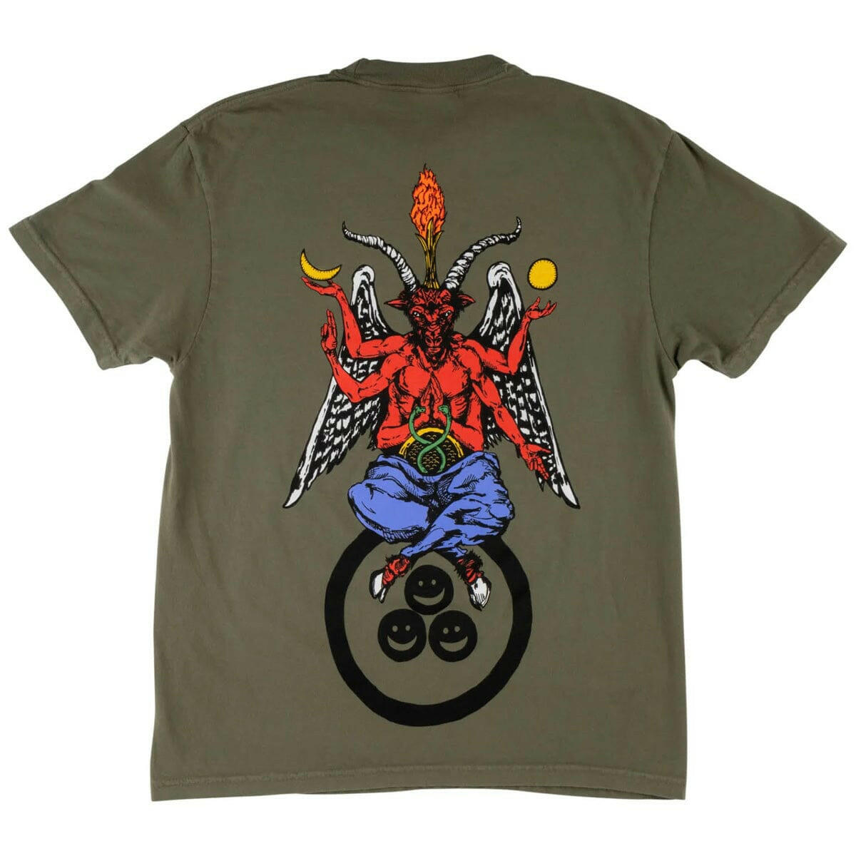 Welcome - Bapholit Garment-Dyed Tee Sage.