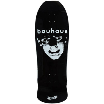 Welcome - Bauhaus Mask on Early Grab 10.0 Skateboard Deck.