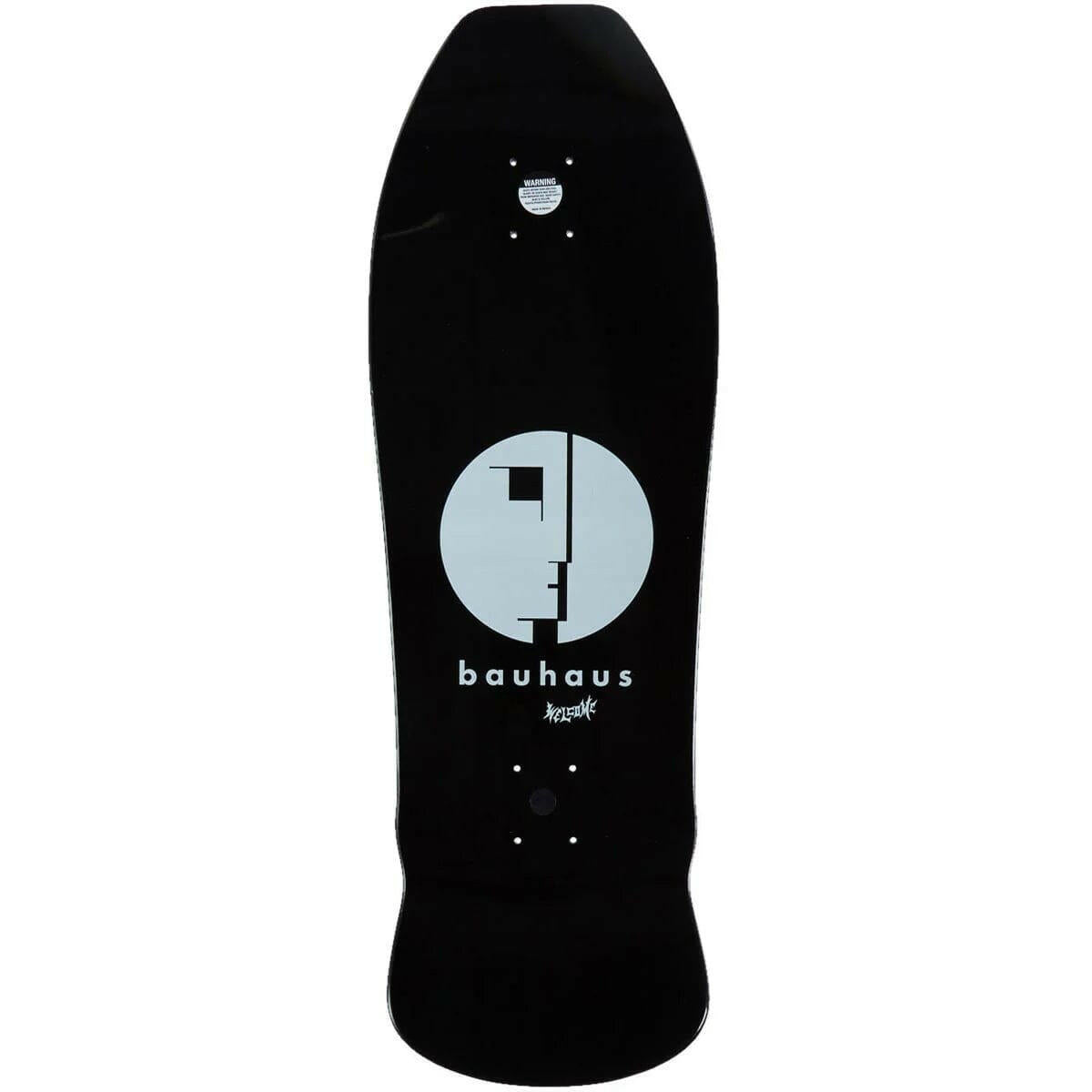 Welcome - Bauhaus Mask on Early Grab 10.0 Skateboard Deck.