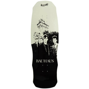 Welcome - Bauhaus Portrait on Dark Lord 9.85 Skateboard Deck.