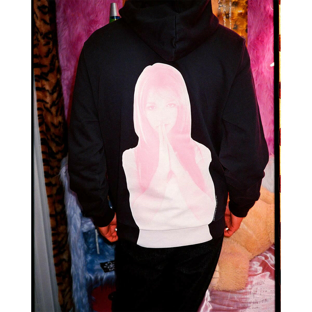Welcome - Britney Spears Believe Pigment-Dyed Hoodie Black.