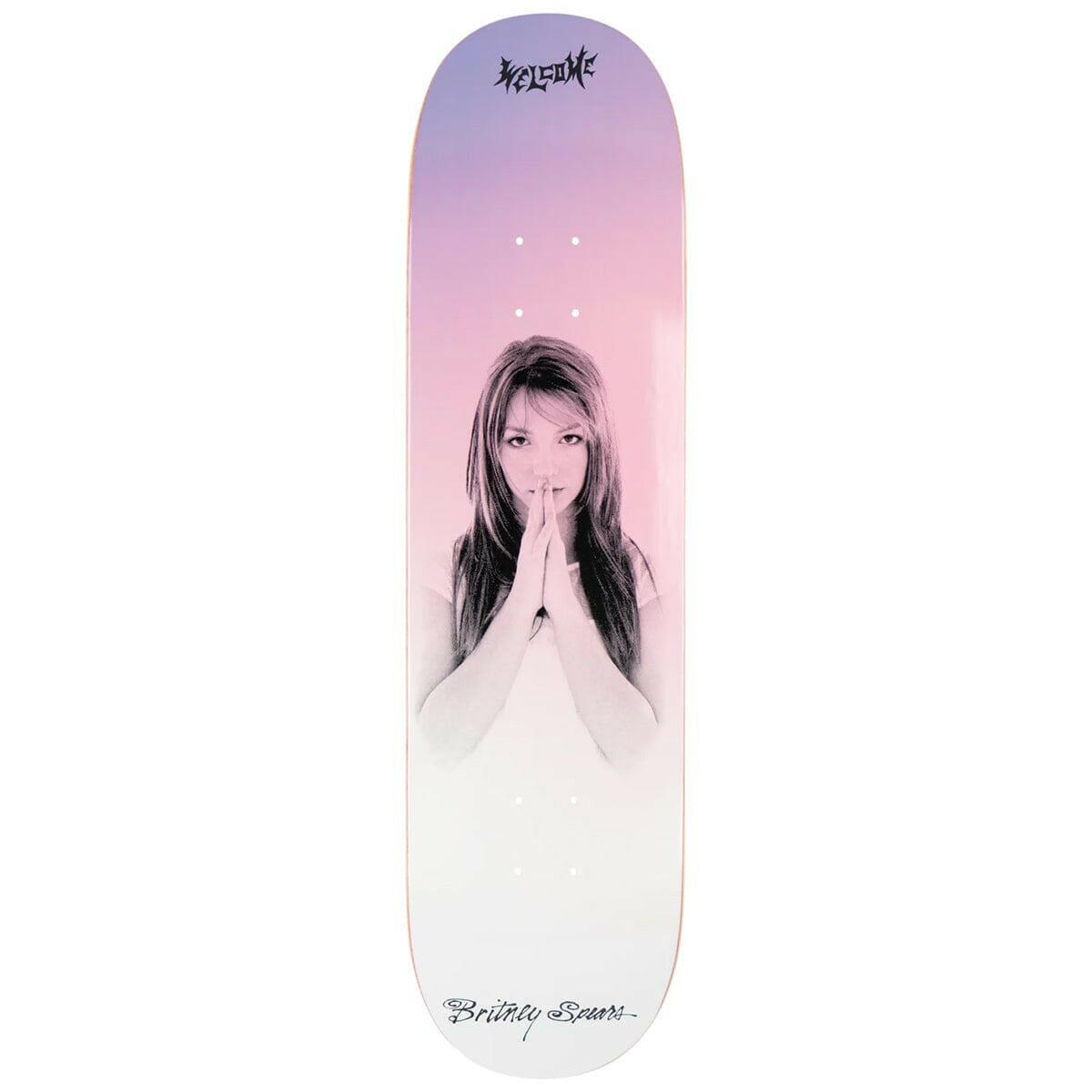 Welcome - Britney Spears Believe 8.25 Skateboard Deck.