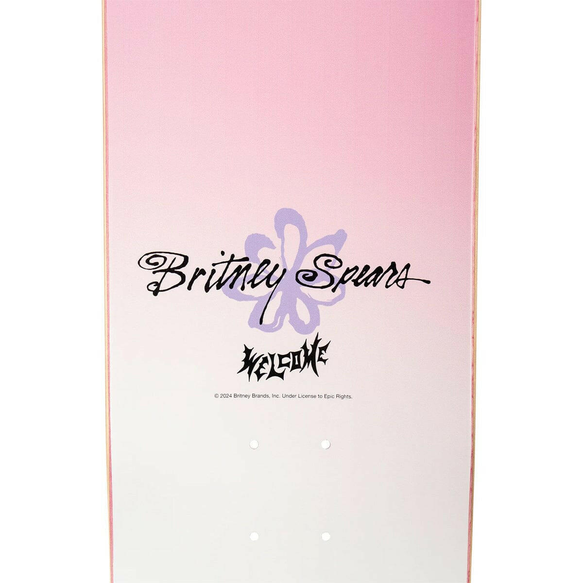 Welcome - Britney Spears Believe 8.5 Skateboard Deck.