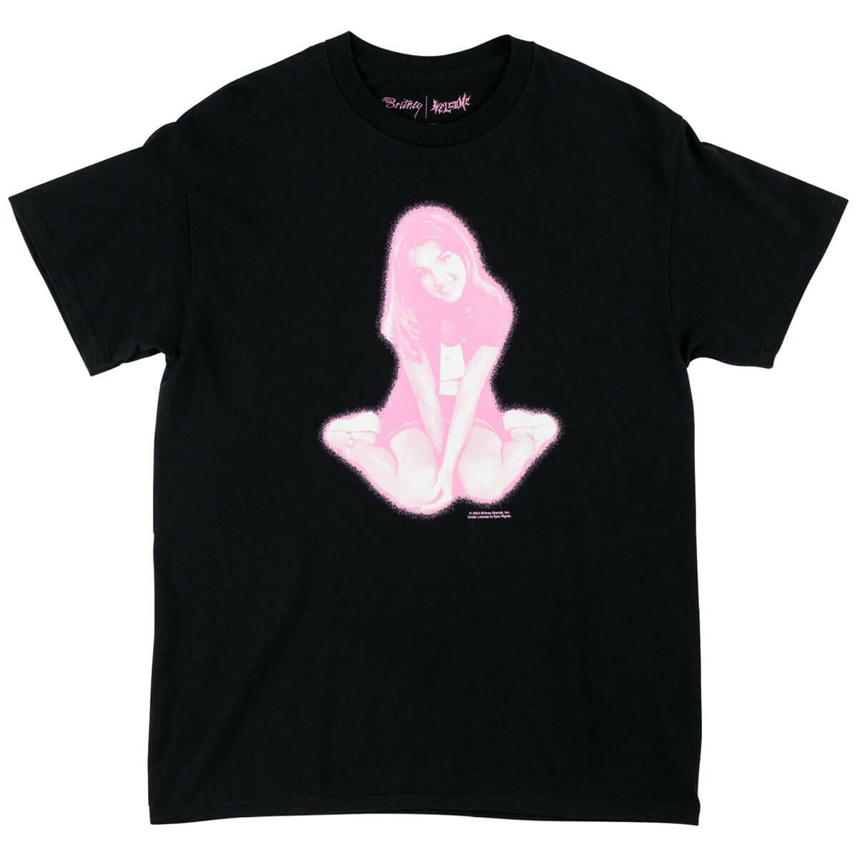 Welcome - Britney Spears Flower Tee Black.