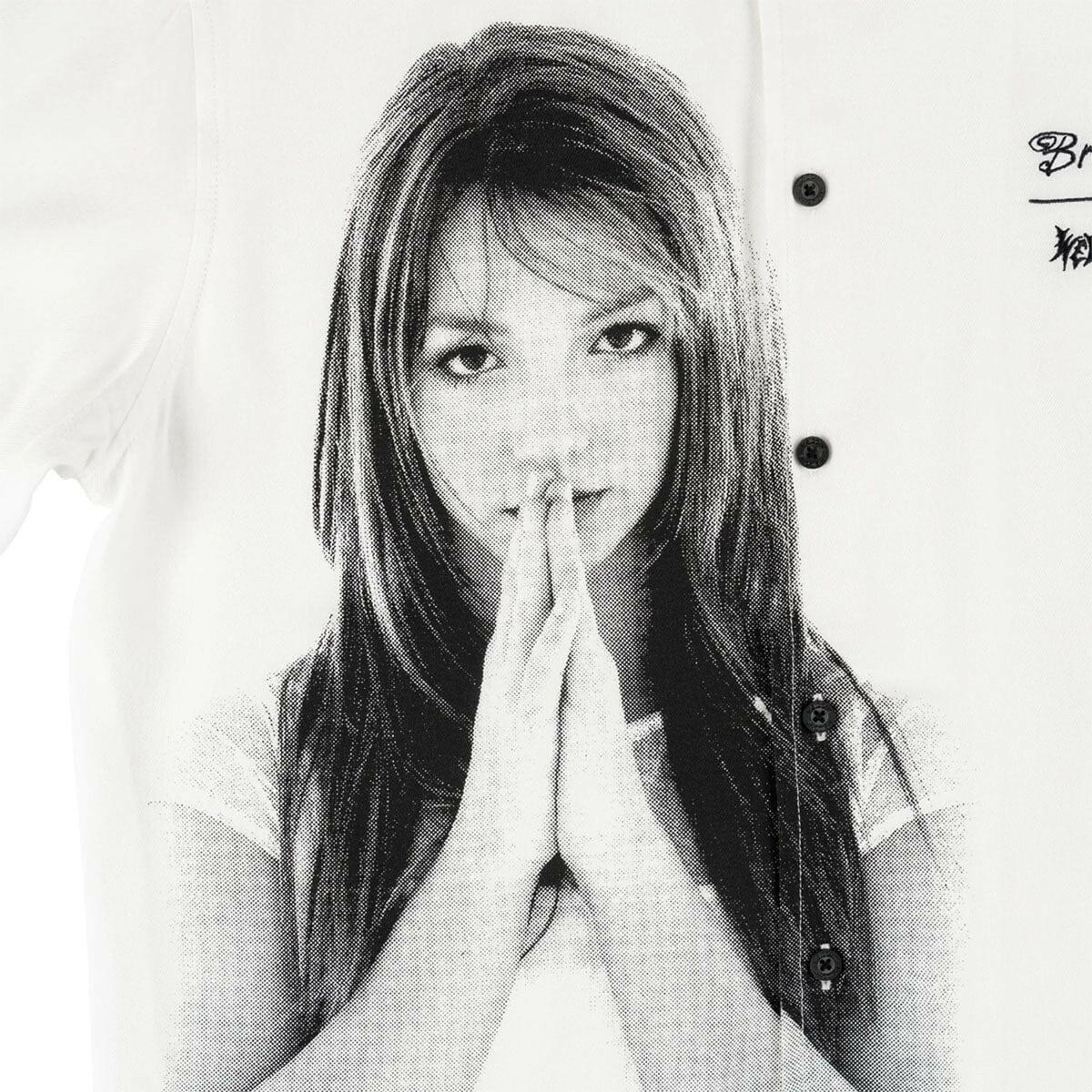Welcome - Britney Spears Rayon Photo Shirt White.