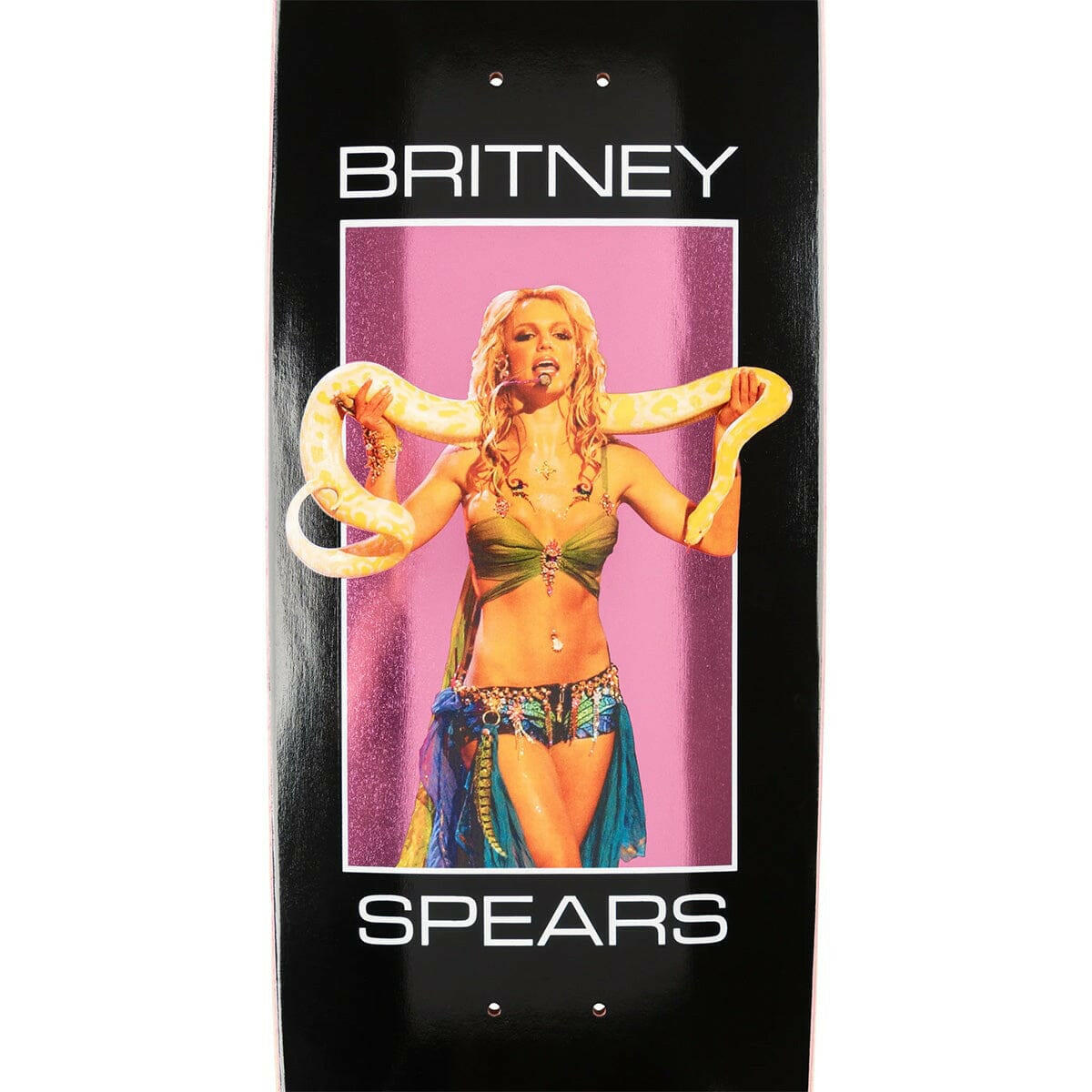 Welcome - Britney Spears Snake 8.5 Skateboard Deck.